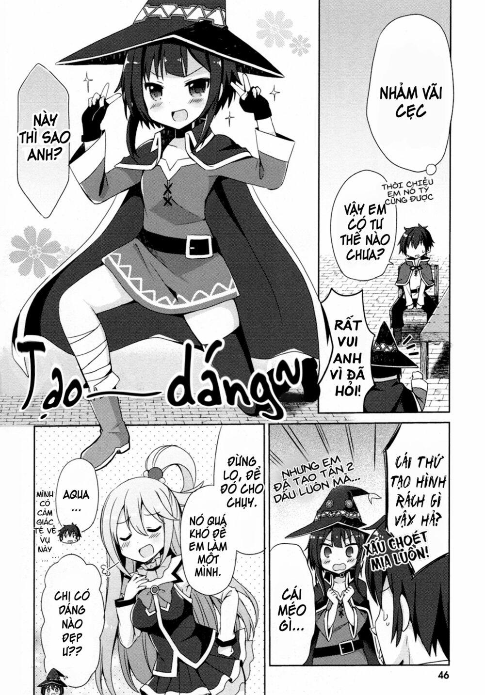 Konosuba : Tuyển Tập Megumin 0 Hướng dẫn cho tư thế(?) Tuyệt vời này! trang 1