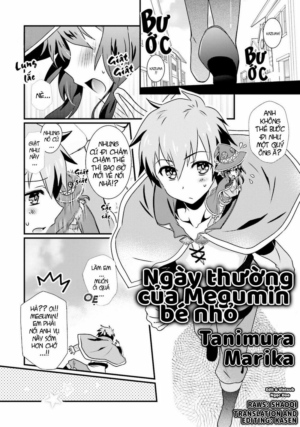 Konosuba : Tuyển Tập Megumin 0 Ngày thường của Megumin bé nhỏ trang 0