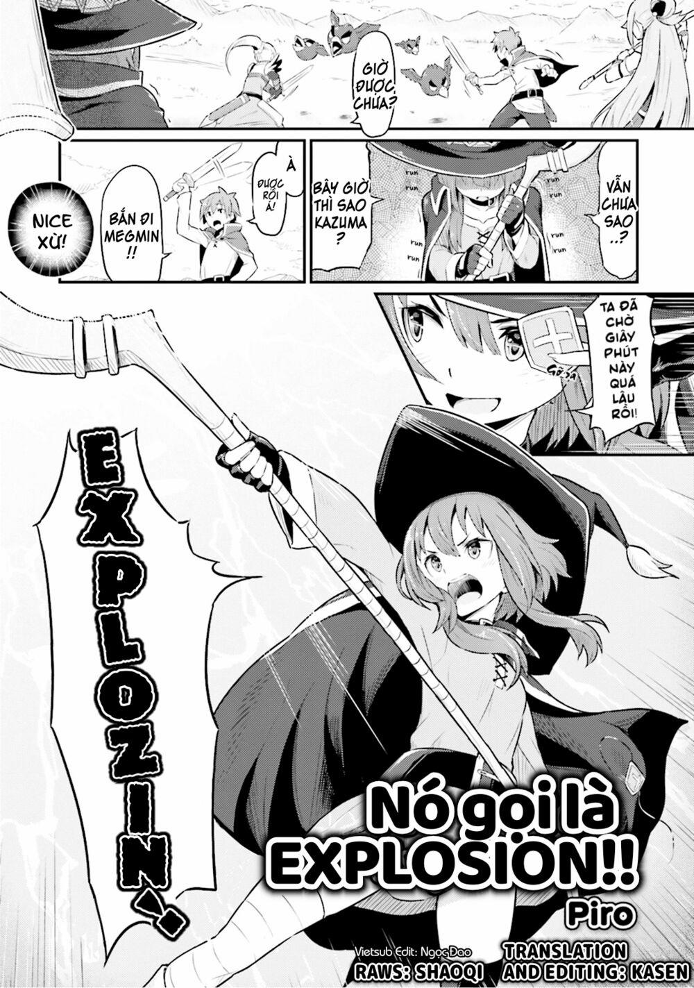 Konosuba : Tuyển Tập Megumin 0 Nó gọi là Explosion! trang 0