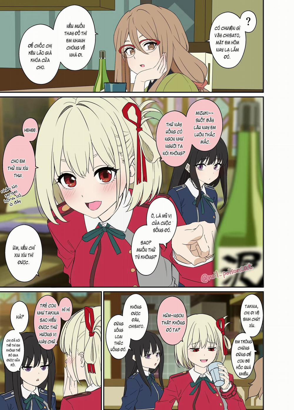 Làm tình với Nishikigi Chisato đang say rượu Oneshot 0 Chisato trang 1
