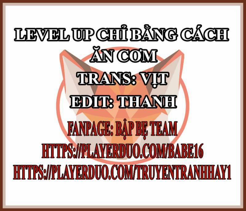 Level Up Chỉ Bằng Cách Ăn Cơm 1 trang 1