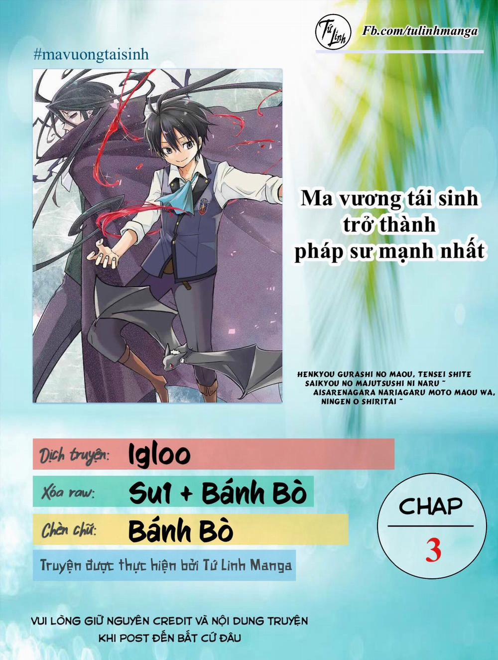 Ma Vương Tái Sinh Trở Thành Pháp Sư Mạnh Nhất 3 trang 1