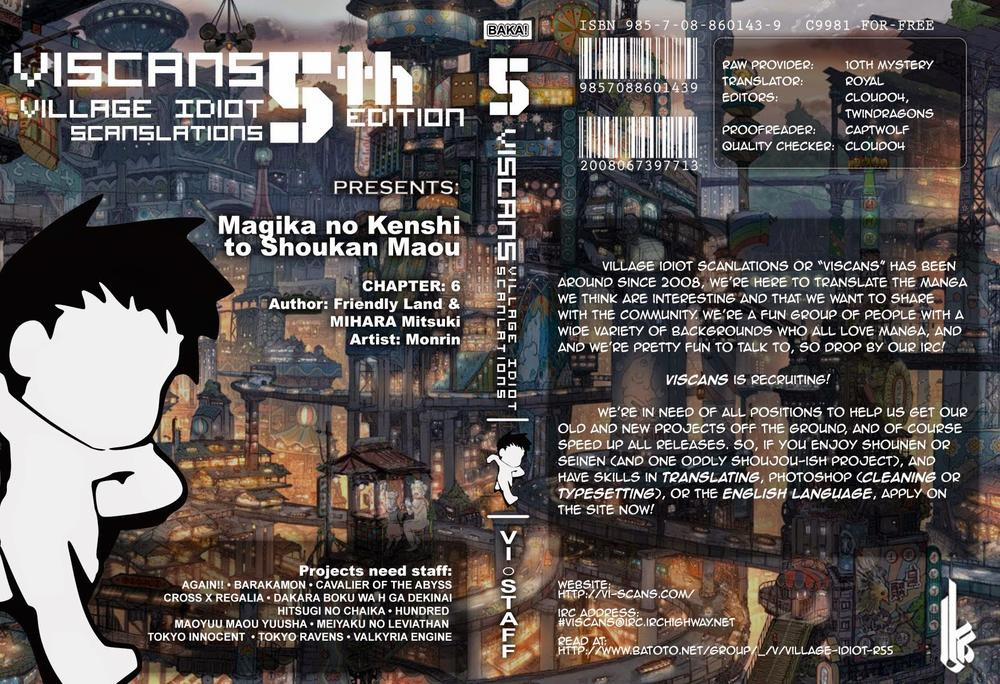 Magika No Kenshi To Shoukan Maou 6 trang 1