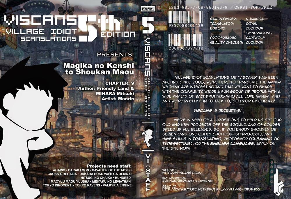 Magika No Kenshi To Shoukan Maou 9 trang 0