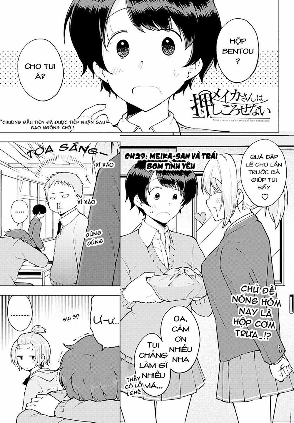 Meika-San Can't Conceal Her Emotions 0 Meika-san và trái bom tình yêu trang 1