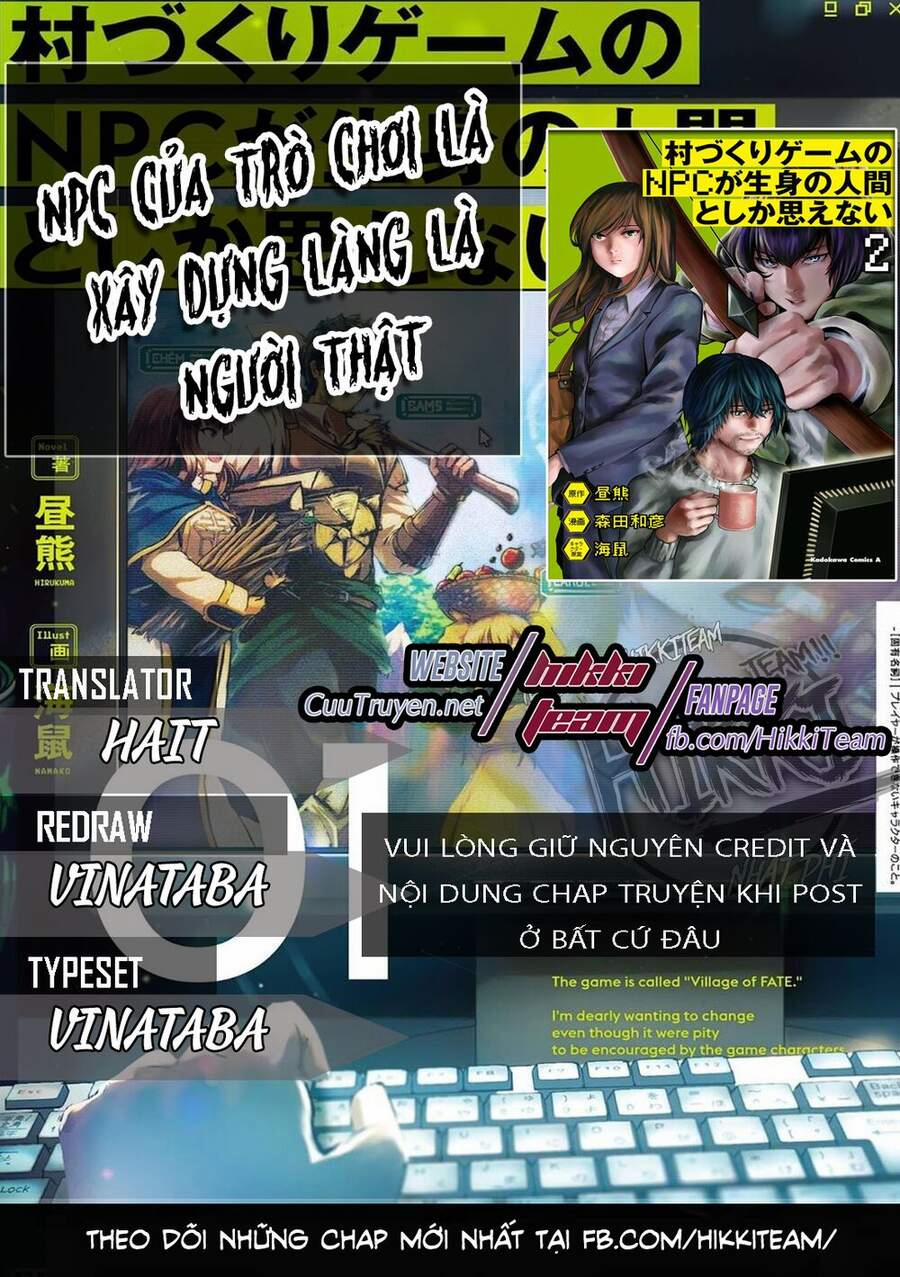 Murazukuri Game no NPC ga Namami no Ningen to Shika Omoe Nai 25 trang 0