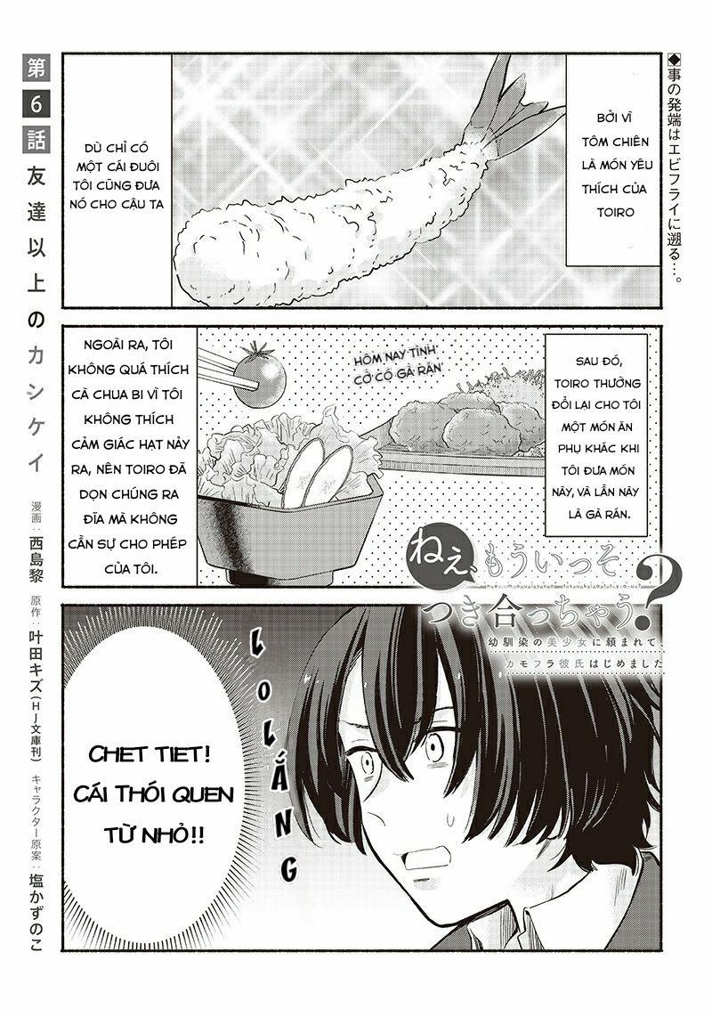 Nee, Mou Isso Tsukiacchau? Osananajimi No Bishoujo Ni Tanomarete, Camo Kareshi Hajimemashita 6 trang 0