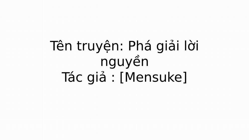Phá Giải Lời Nguyền 1 trang 0