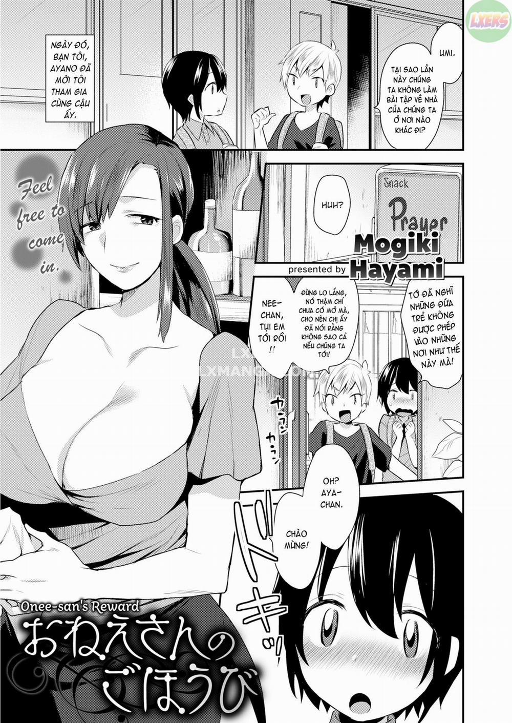 Phần thưởng của chị gái Oneshot trang 0