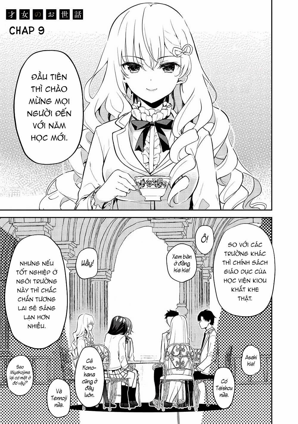 Saijo No Osewa Takane No Hana-Darakena Meimon-Kou De, Gakuin Ichi No Ojou-Sama 9 trang 1