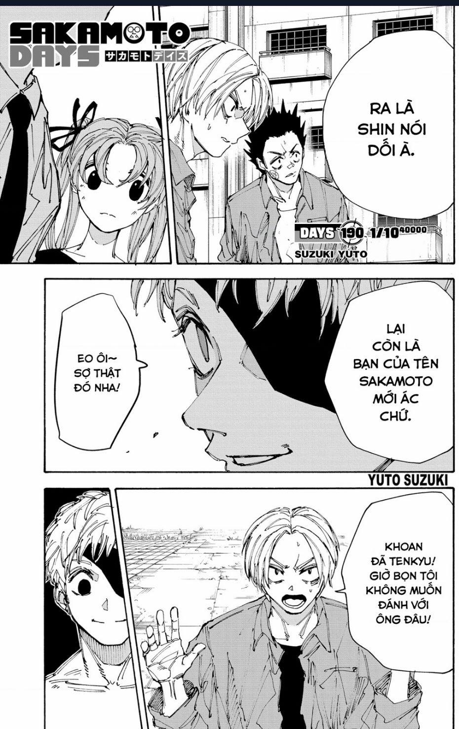 Sakamoto Days 190 trang 1
