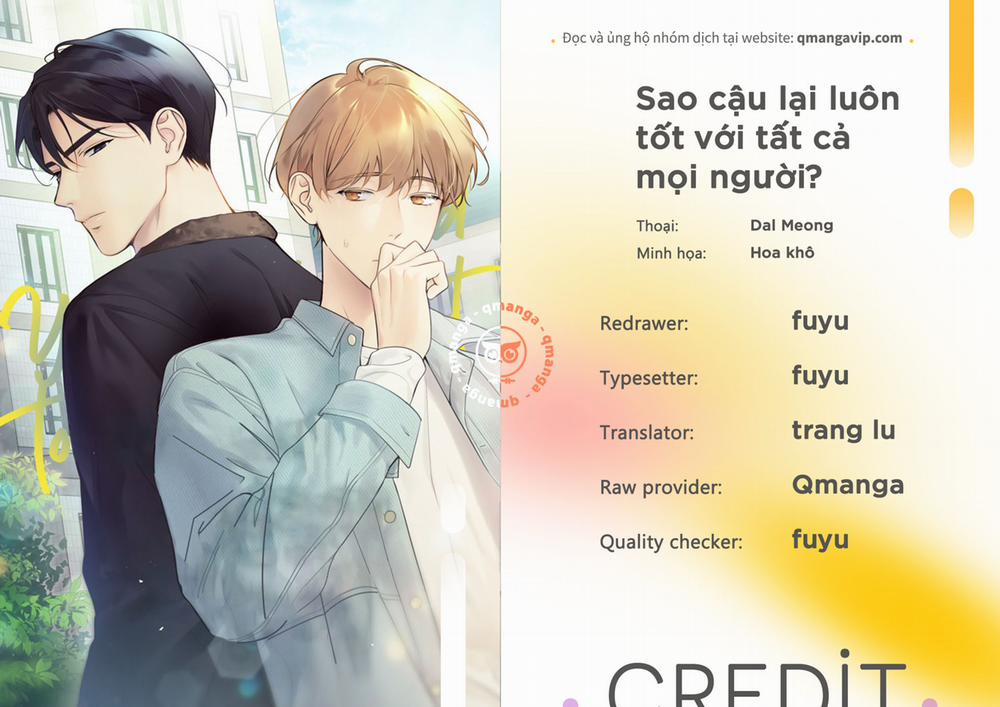 Sao Cậu Lại Luôn Tốt Với Tất Cả Mọi Người Thế? 3 trang 0