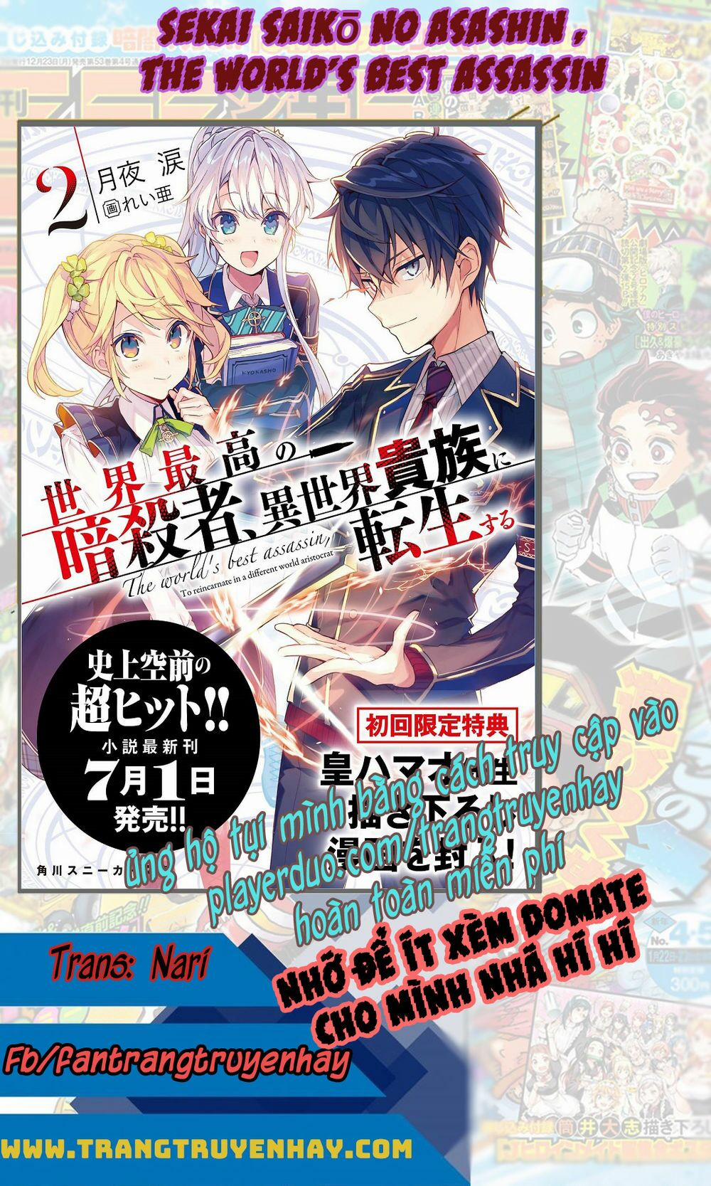 Sekai Saikō No Asashin, Isekai Kizoku Ni Tensei Suru 5.2 trang 0