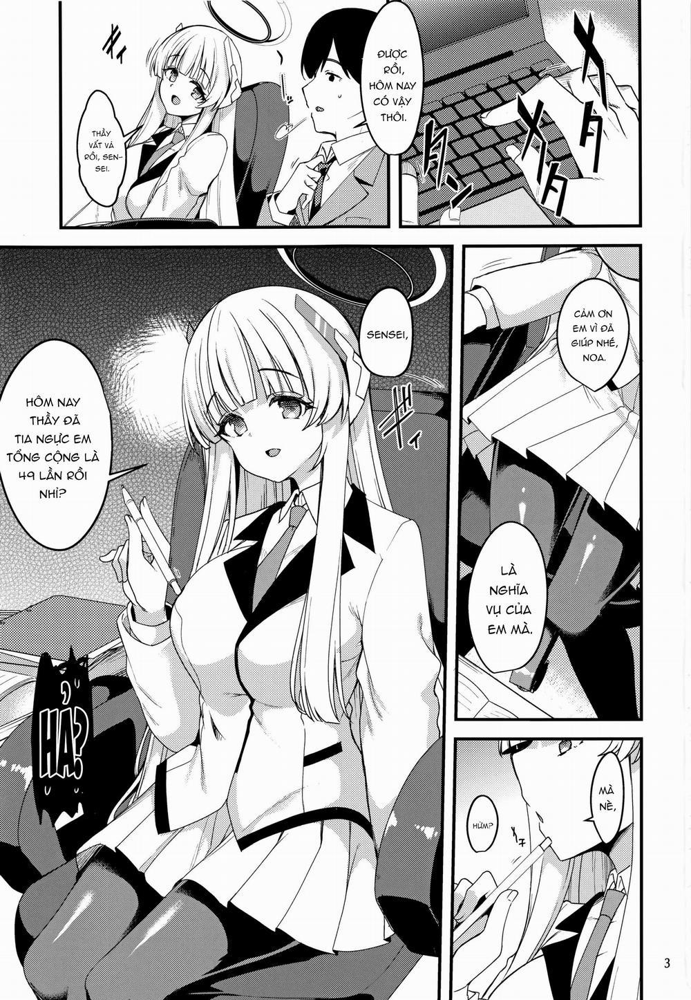 Sensei! Đừng nói chuyện này cho yuuka biết nhé! Oneshot nứng trang 1