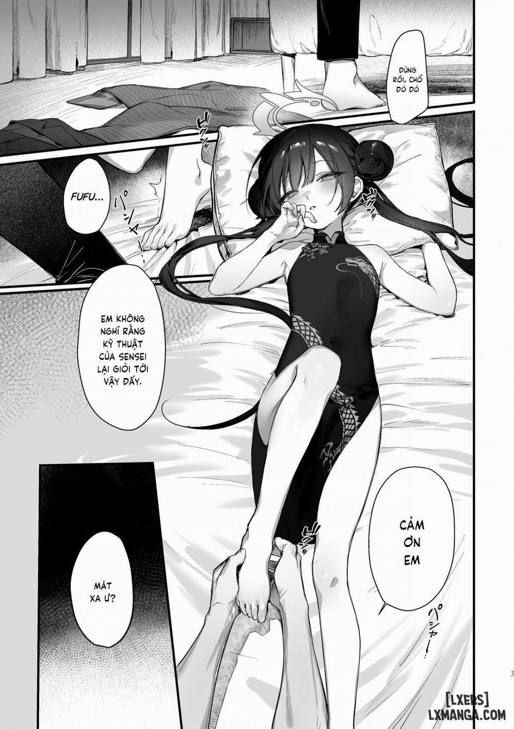Series Oneshot Các Doujinshi Của Blue Archive P.3 Cùng Mát Xa Toàn Bộ Cơ Thể Nào, CHủ Tịch Kisaki!! trang 1