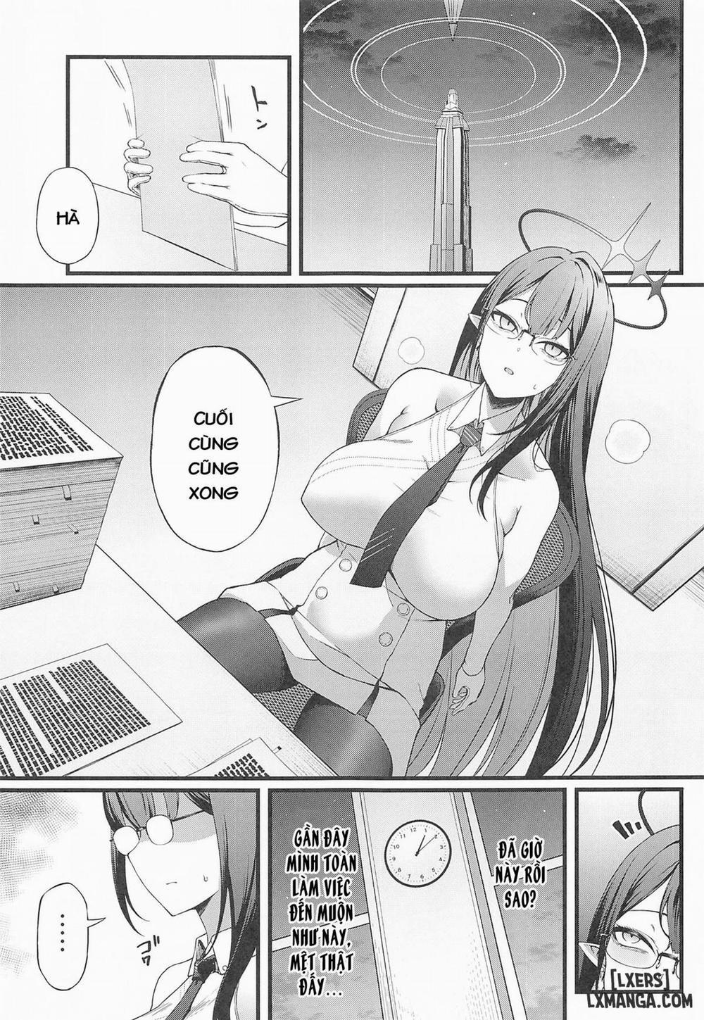 Series Oneshot Các Doujinshi Của Blue Archive P.3 mái tóc Kazu Hayashi thời kỳ động dục trang 1