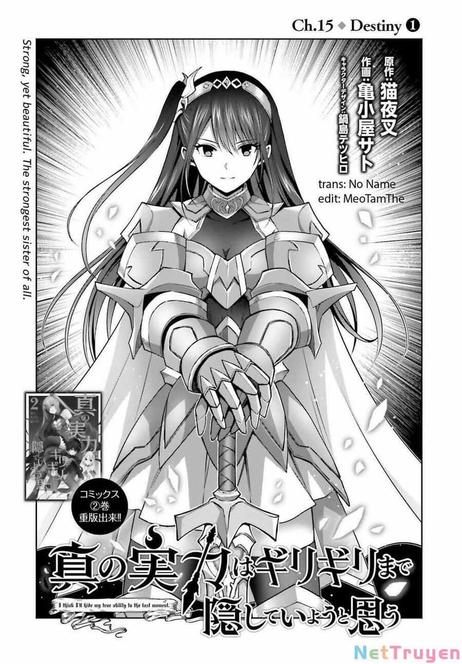 Shin No Jitsuryoku Wa Girigiri Made Kakushite Iyou To Omou 15 trang 0