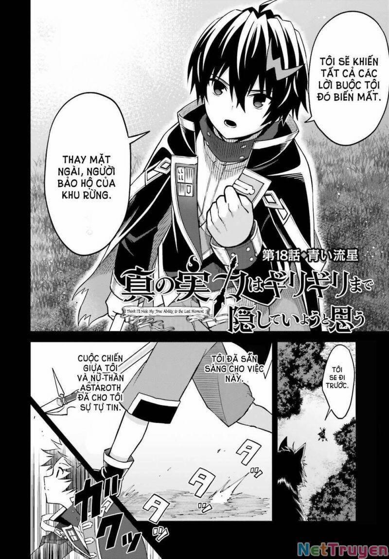 Shin No Jitsuryoku Wa Girigiri Made Kakushite Iyou To Omou 18 trang 1
