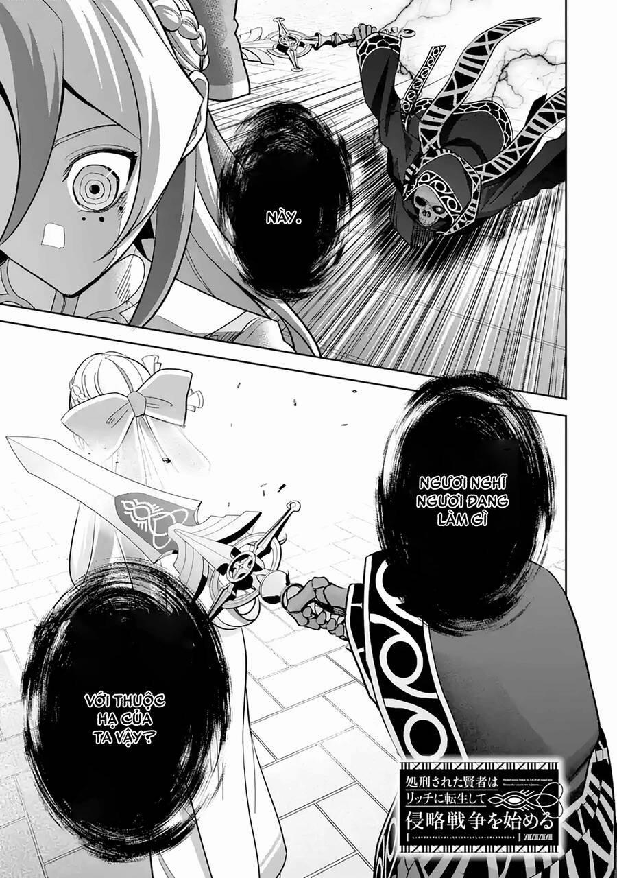 Shokei Sareta Kenja Wa Lich Ni Tensei Shite Shinryaku Sensou Wo Hajimaru 24 trang 1
