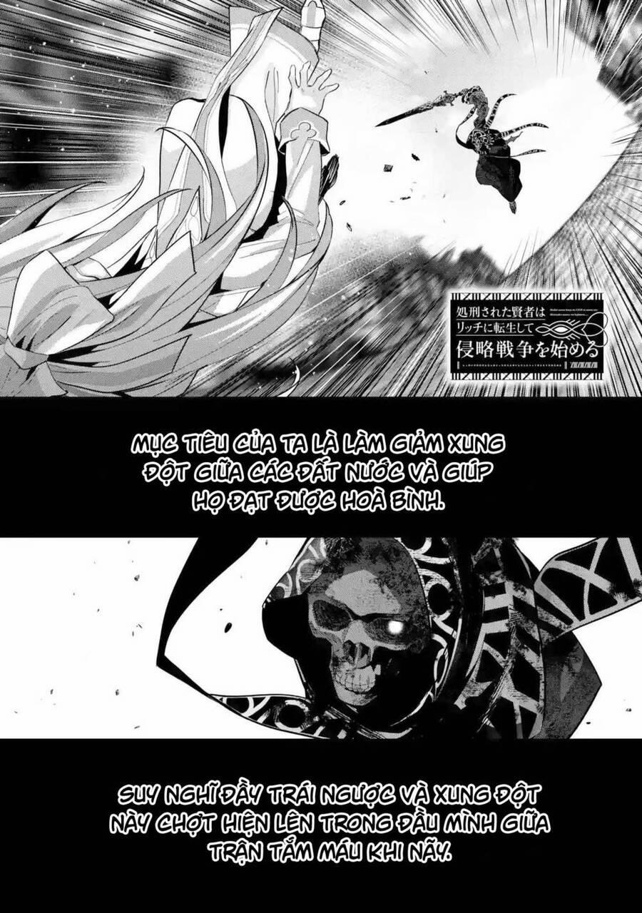 Shokei Sareta Kenja Wa Lich Ni Tensei Shite Shinryaku Sensou Wo Hajimaru 28 trang 1