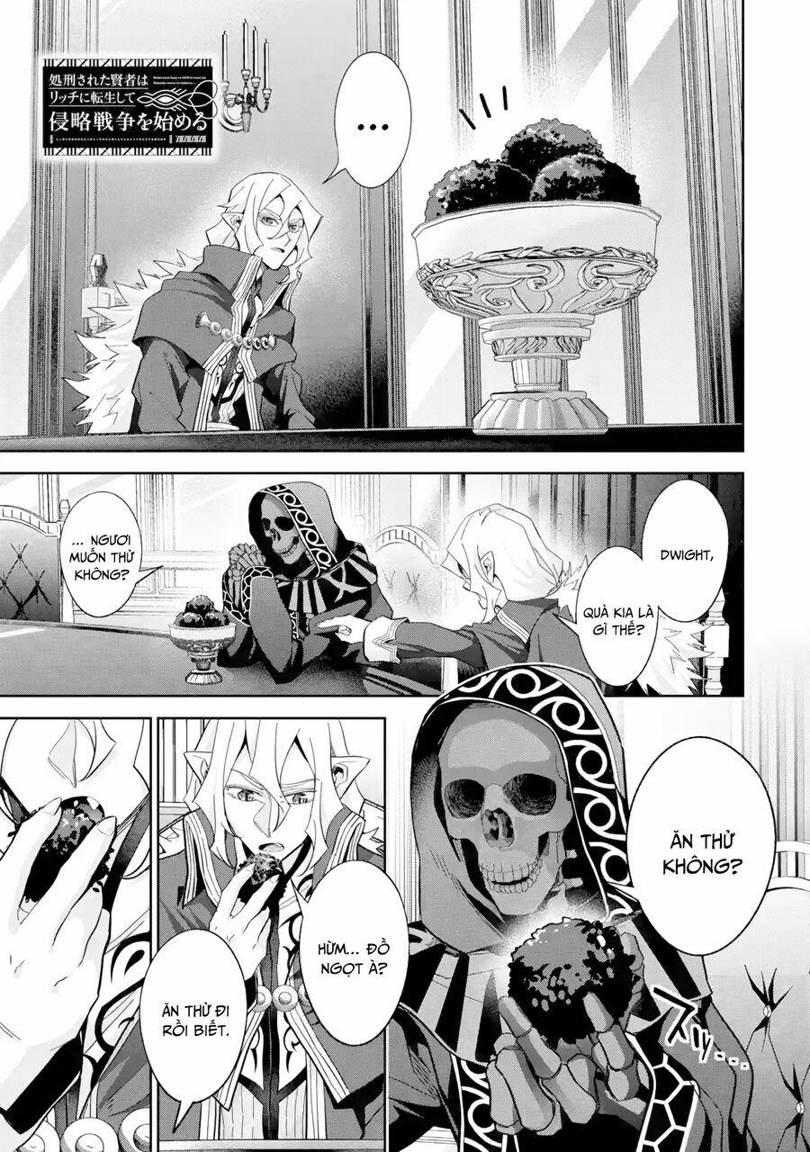Shokei Sareta Kenja Wa Lich Ni Tensei Shite Shinryaku Sensou Wo Hajimaru 43 trang 1