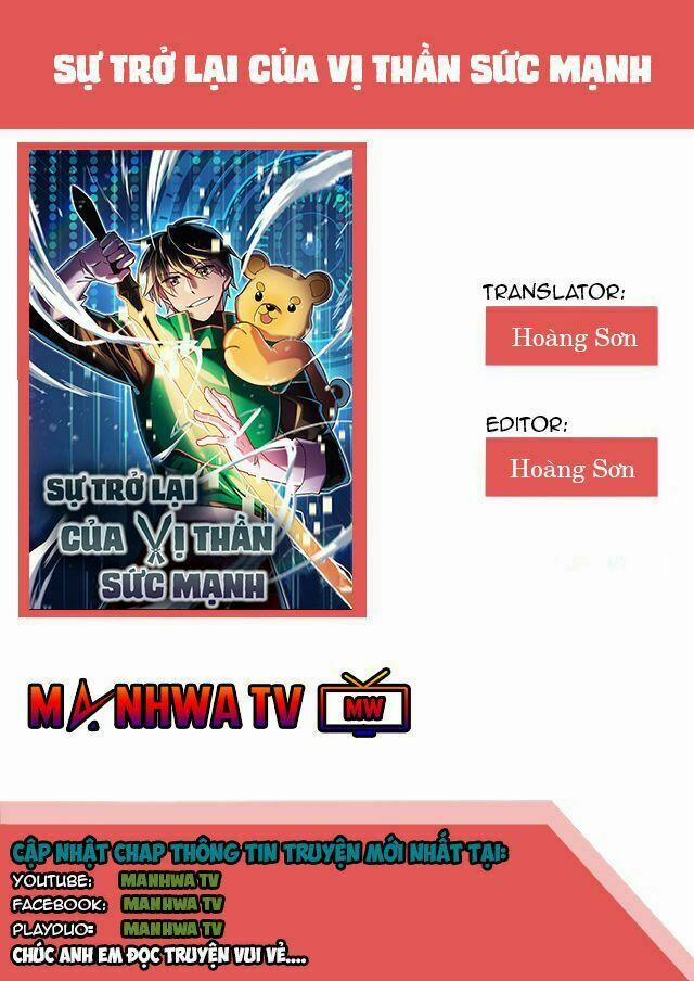 Sự Trở Lại Của Vị Thần Sức Mạnh 1 trang 1