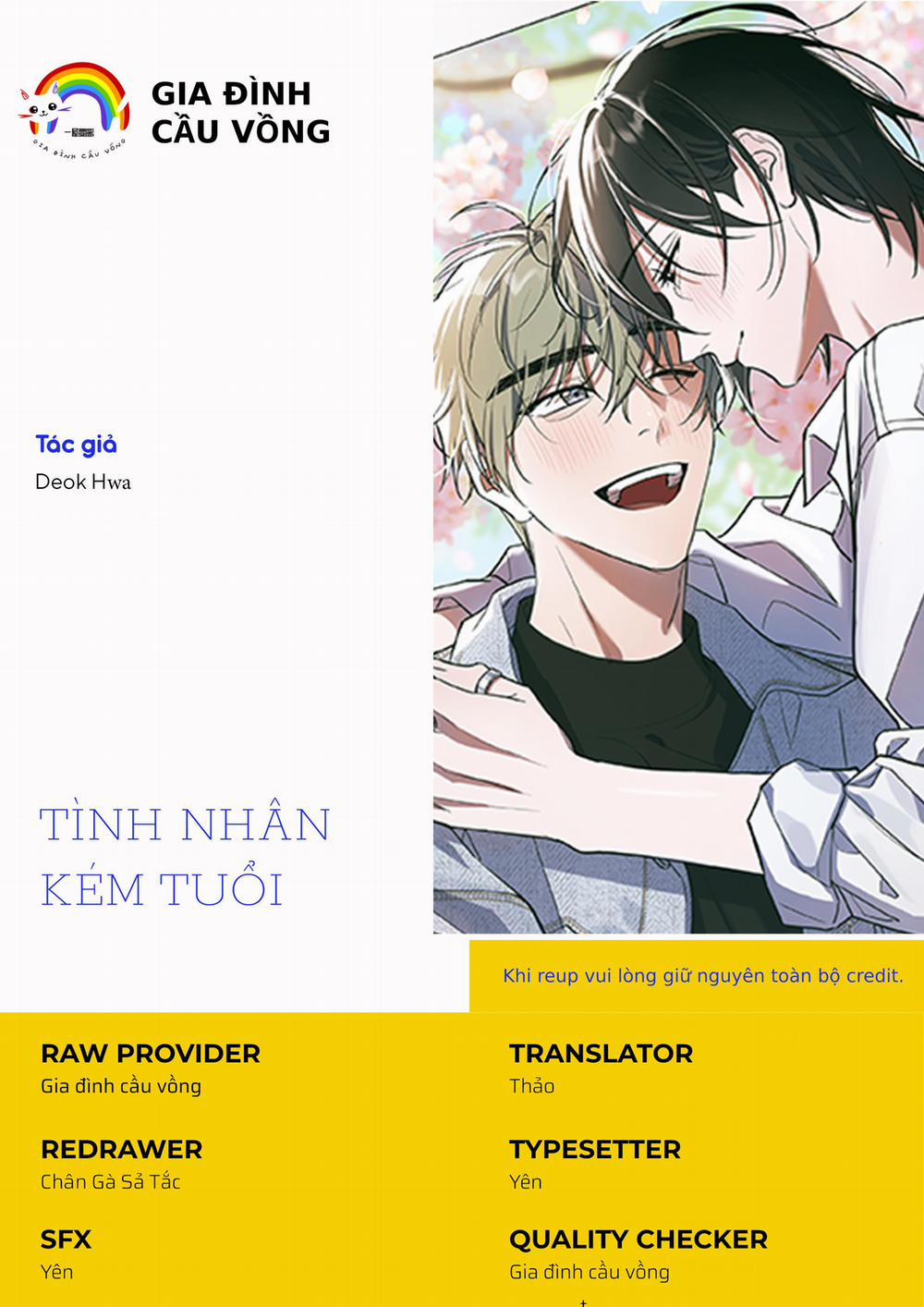 TÌNH NHÂN KÉM TUỔI 13 trang 0