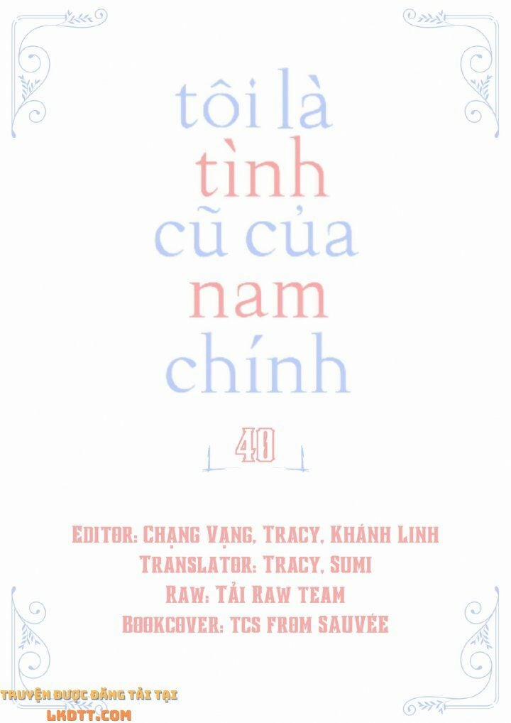 Tôi Là Tình Cũ Của Nam Chính 40 trang 1
