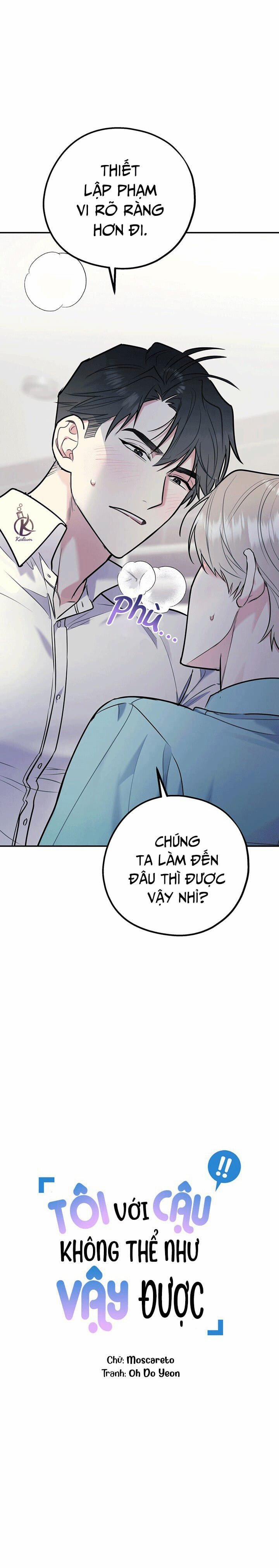 Tôi Với Cậu Không Thể Như Thế Này 32 trang 0