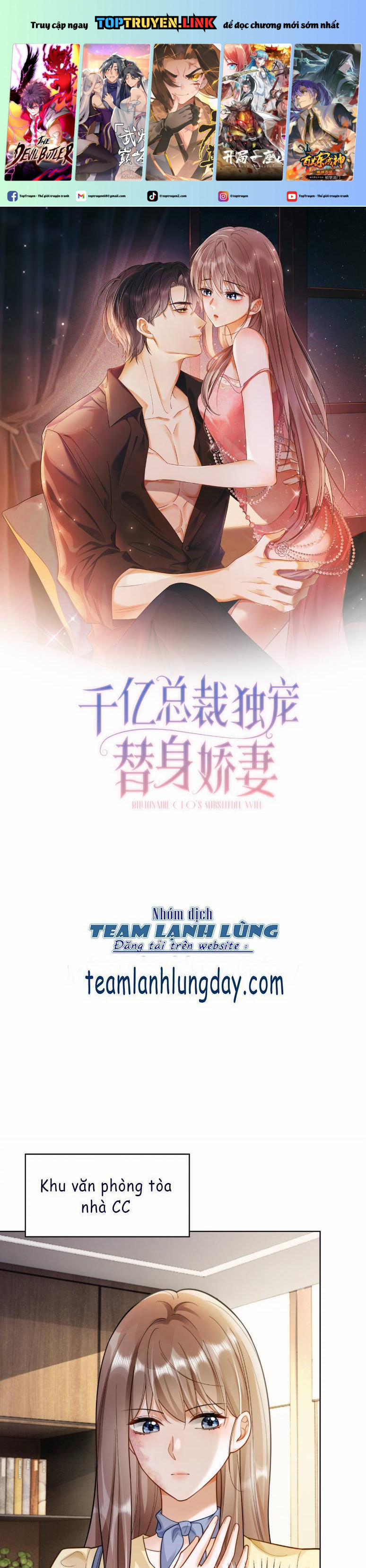 Tổng Tài Tỷ Phú Chỉ Sủng Cô Vợ Thế Thân 51 trang 0