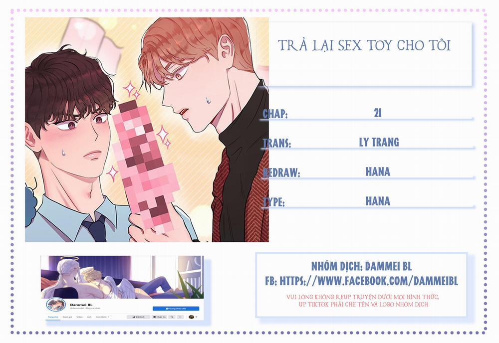 TRẢ LẠI SEX TOY CHO TÔI!!! 21 trang 0