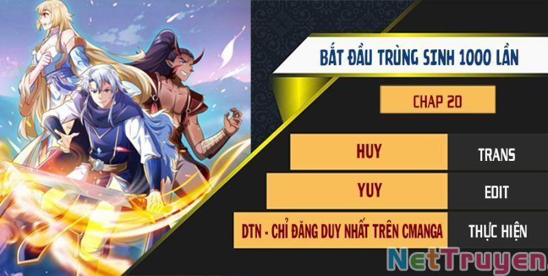 Trọng Sinh 1000 Lần, Ta Vô Địch 20 trang 0