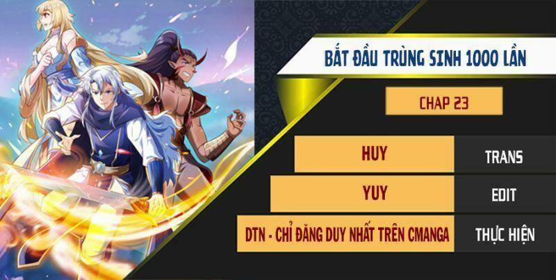 Trọng Sinh 1000 Lần, Ta Vô Địch 23 trang 0