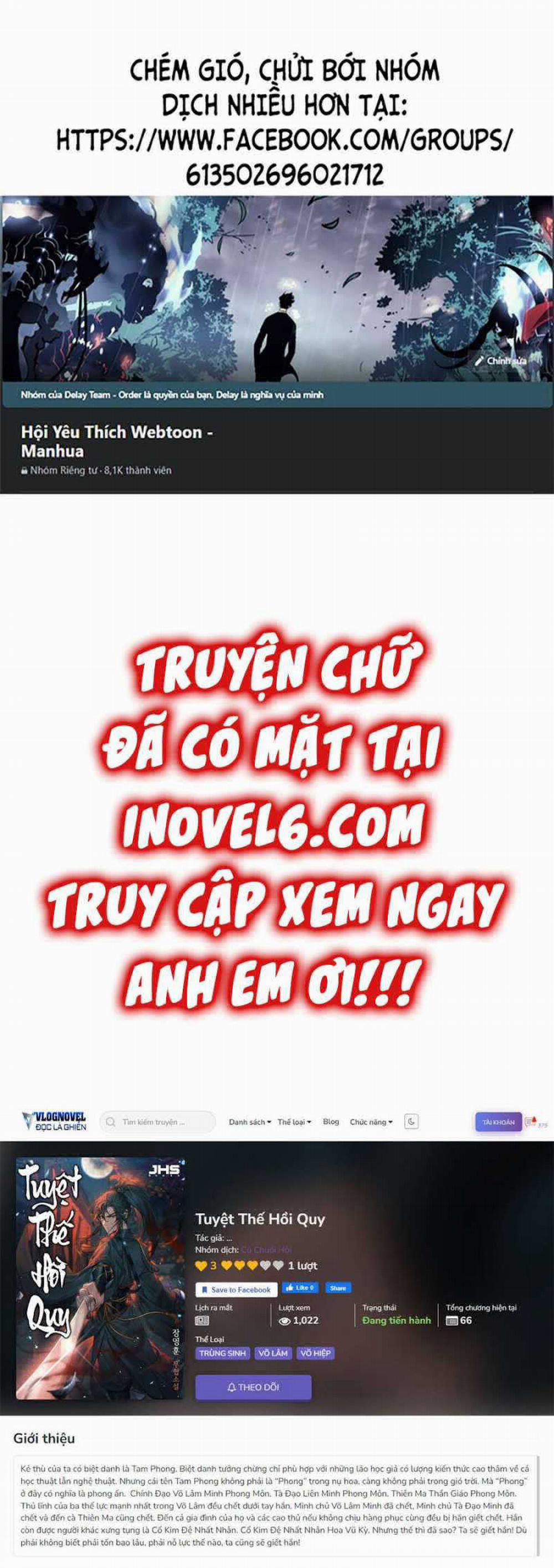 Tuyệt Thế Hồi Quy 2 trang 0