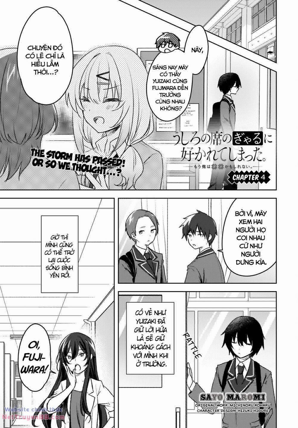 Ushiro No Seki No Gyaru Ni Sukarete Shimatta 4 trang 1