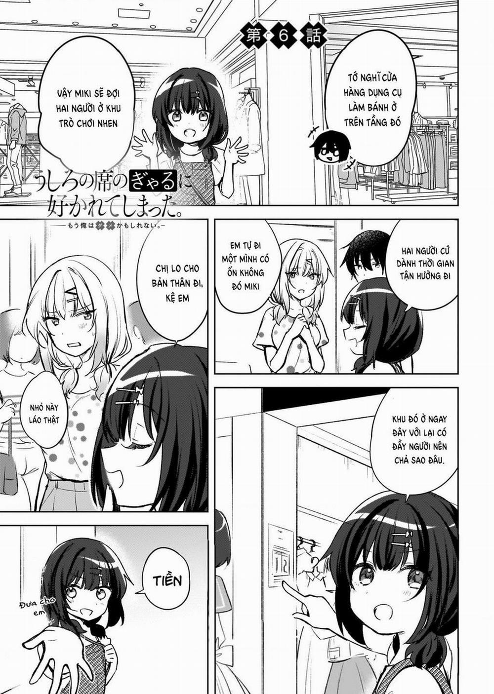 Ushiro No Seki No Gyaru Ni Sukarete Shimatta 6 trang 1