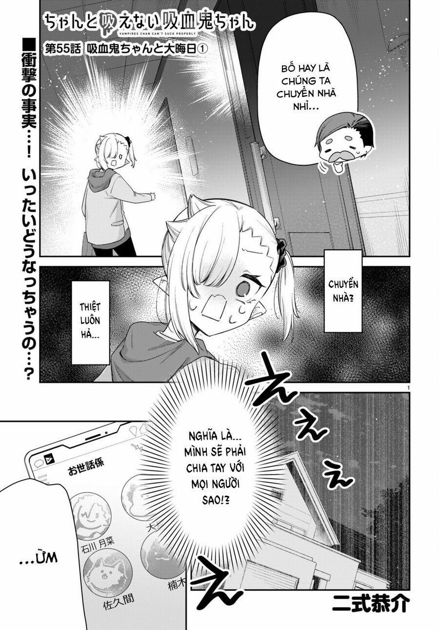 Vampire-Chan Can't Suck Properly 55 trang 1