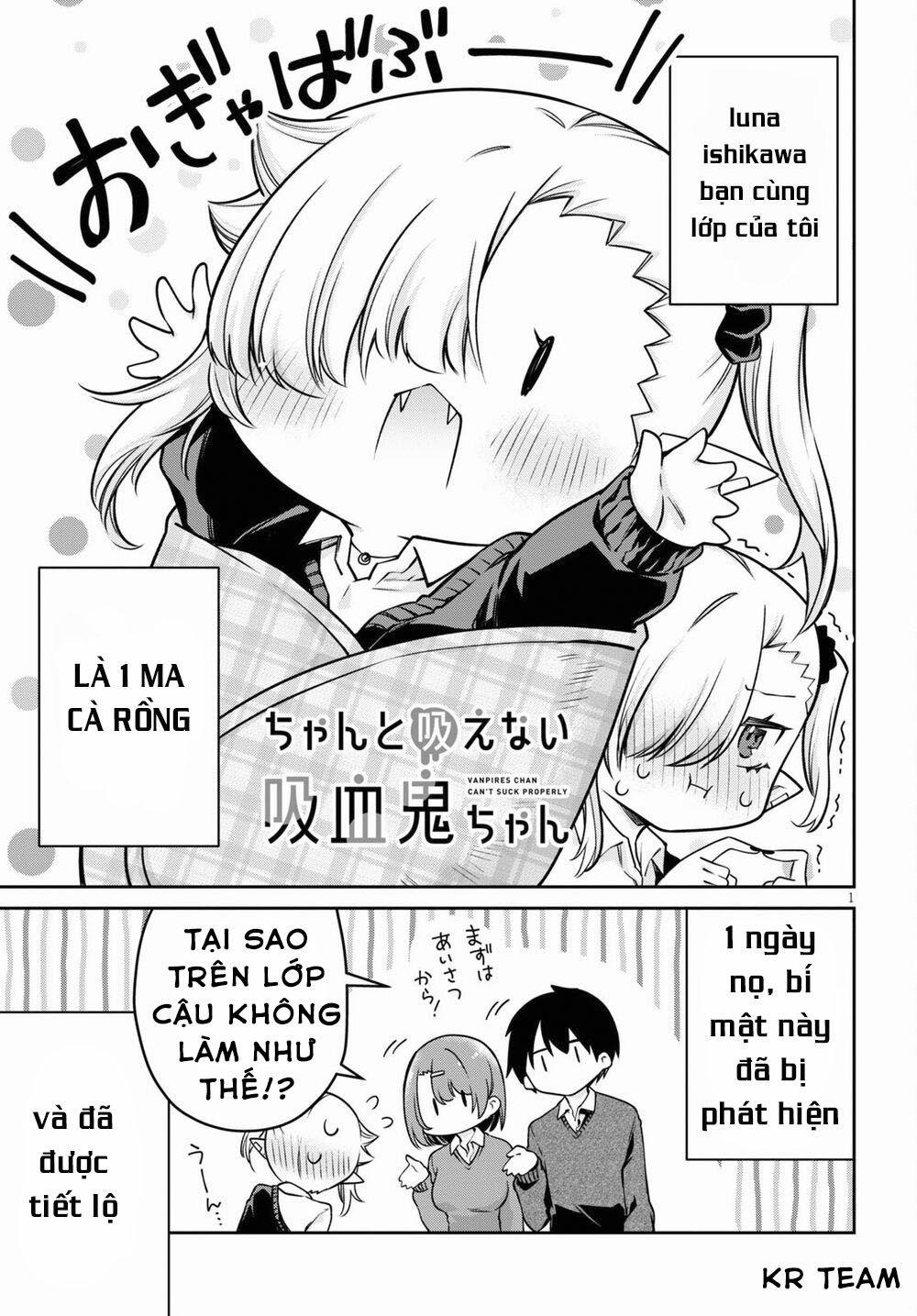 Vampire-Chan Can't Suck Properly 6 trang 1