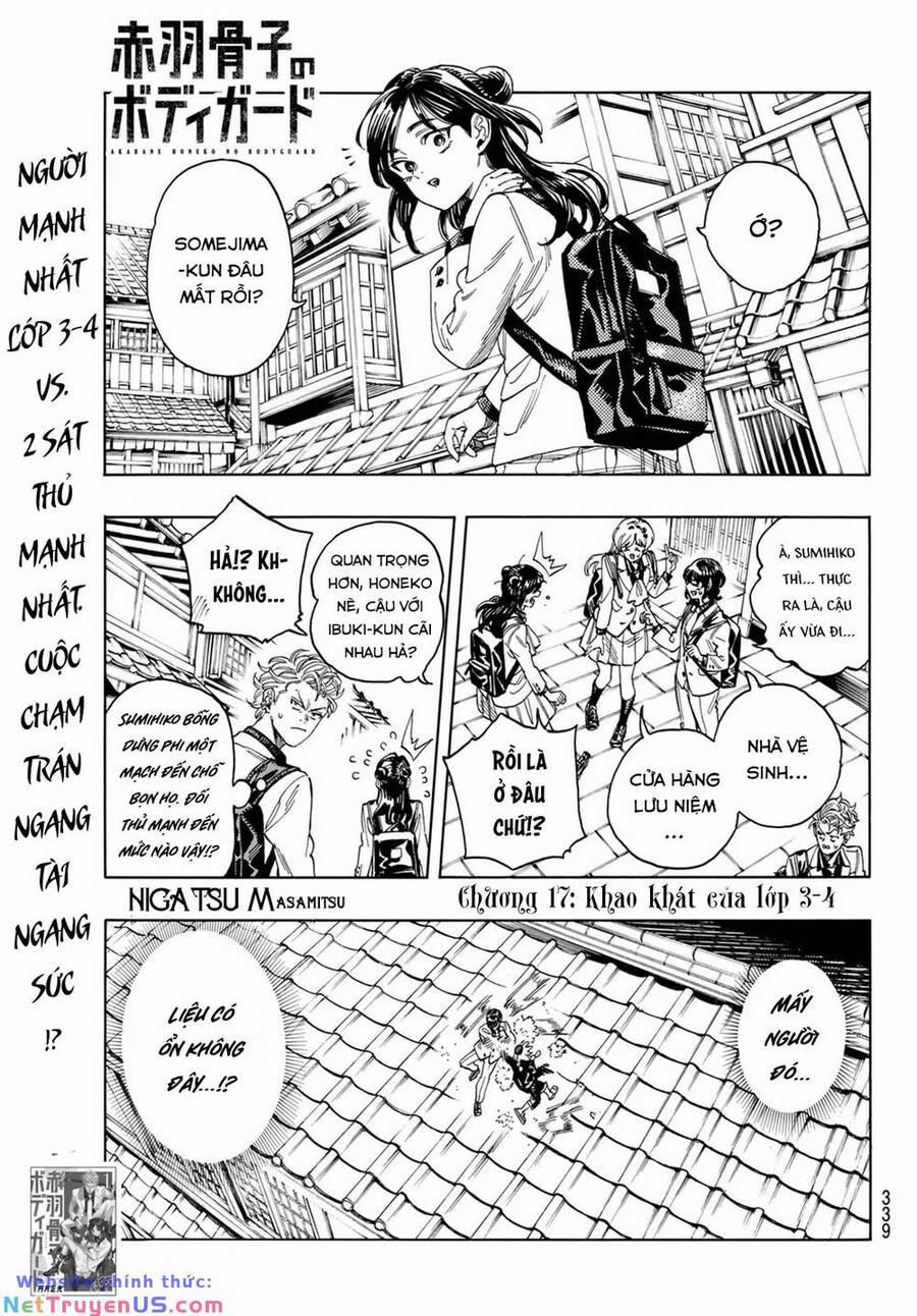 Vệ Sĩ Của Akabane Honeko 17 trang 0