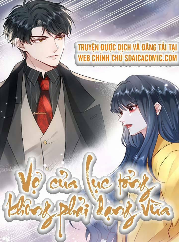 Vợ Của Lục Tổng Không Phải Dạng Vừa 1 trang 1