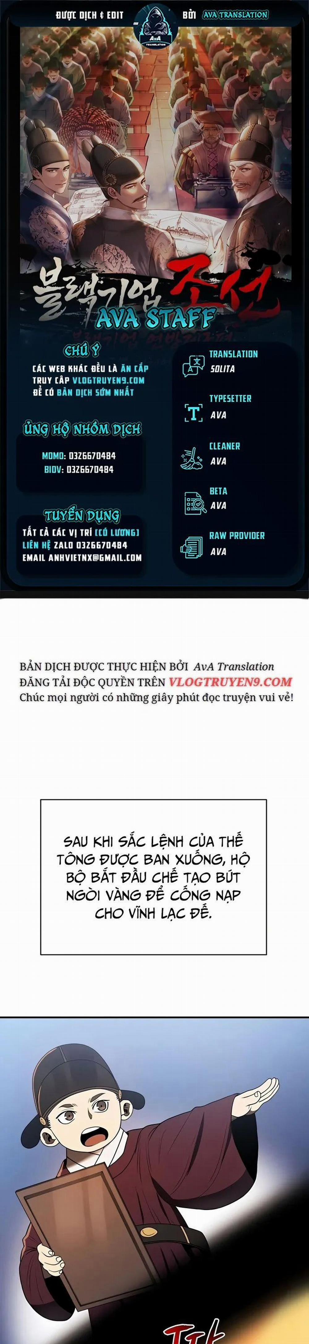 Vương Triều Đen Tối: Joseon 10 trang 0