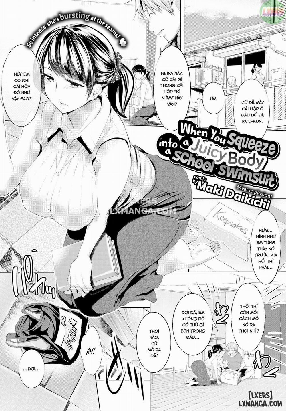 When You Squeeze a Juicy Body into a School Swimsuit Oneshot trang 0