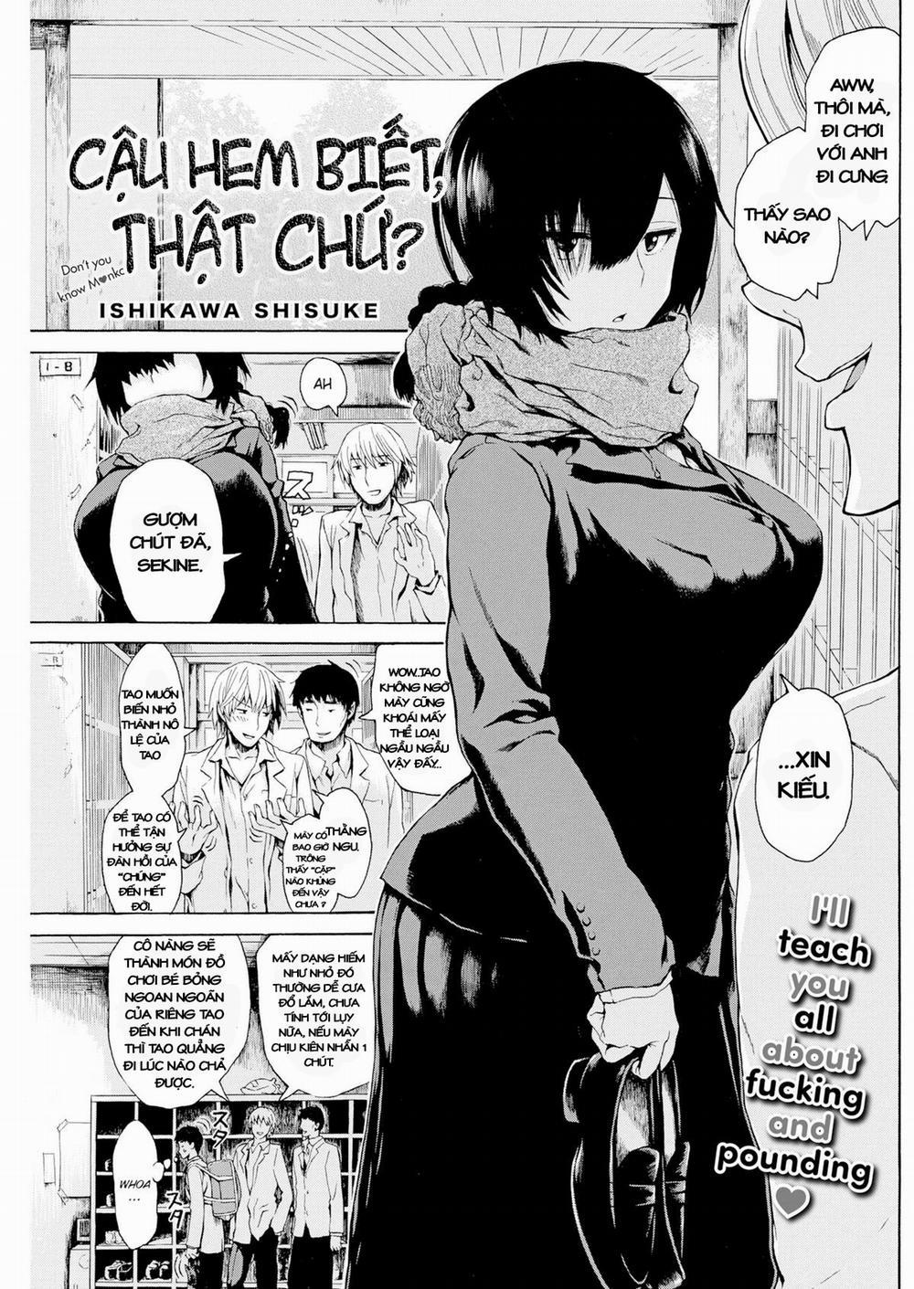 You Dont Know, Do You? Oneshot trang 1