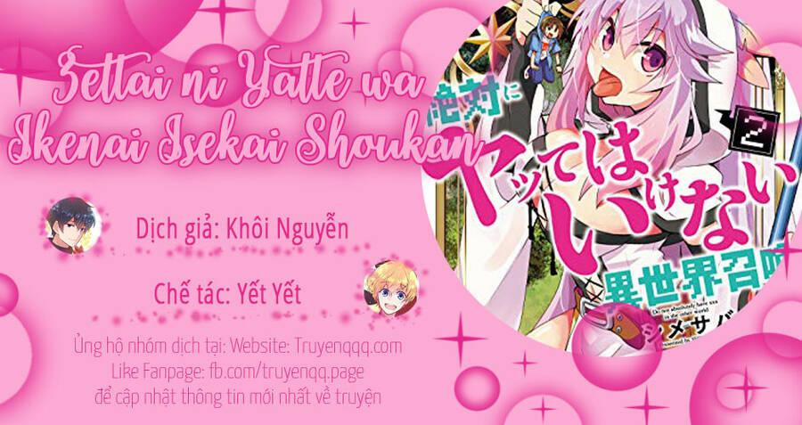 Zettai Ni Yatte Wa Ikenai Isekai Shoukan 29 trang 0